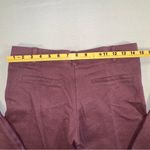 Betabrand  Classic Dress Pant Yoga Pant Bootcut Size Medium Heather Burgundy Chic Photo 5