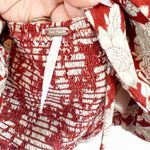 Free People  Sunday Floral Linen Blend Puff Sleeve Crop Top S Photo 6