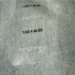 NWT KanCan High Rise Button Fly Cropped Jean Exposed Button Fly Size 22 Plus Blue Photo 4