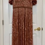 Mac Duggal NWT  5538 Embellished V Neck Butterfly Sleeve Column Gown Size 10 Photo 6