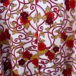 Vintage 1970's Dress Housecoat Zip Up Small Orange Size M Photo 1