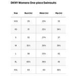 DKNY  Women's Large Swimsuit One Piece Tummy Control Halter Neckline Black NEW Photo 13