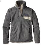 Patagonia Women's Re-Tool Snap-T Pullover Feather Grey Fleece Pullover Medium Photo 0