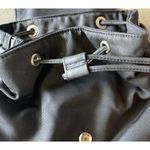 Coach Vintage Black Nylon Mini Backpack Leather Cargo Backpack Travel Photo 14