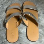 J.Crew  Malta Mirror Metallic Silver Sandals Size 8 Photo 6