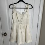 Anthropologie  LPA white milkmaid cottagecore eyelet mini dress small‎ romantic Photo 1