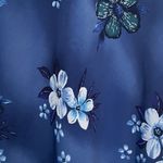 My Michelle Vintage 90’s / Y2K Hawaiian Floral Print Dress Blue Maxi Photo 1