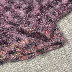 Free People  Stellar Sweater Small Pullover Oversized Fuzzy Button Collar Slouchy Photo 4