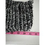 ZARA  Tweed‎ Blazer One Button Heather Gray Black Long Sleeve Pockets Size Large Photo 9