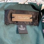 Alexia Admor Green Palm Print Dress Surplice Tie Waist Tropical Resort Sz 6 Photo 8