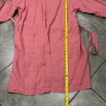 Threads By Bed Threads Robe OS Mauve Pink 100 Linen Belted Kimono Pockets Comfy Size undefined Photo 10