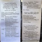 Madewell Skirt Wool-Blend Mini Pinstripe Italian Fabric Almost Black 12 NWT New Photo 10