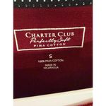 Charter Club  Perfectly Soft Pima Cotton pullover women's shirt, size Small Photo 2