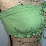 Green Scrunched Tube Top Size M Photo 4