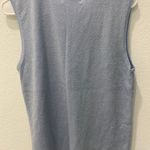 Susan Graver Blue Metalic Tank Size Medium Photo 3