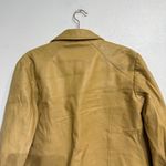 Atkinson Tan Faux Leather Vintage Jacket Sz L Size L Photo 8