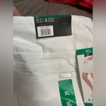 NWT! S.C. & Co. Womens Casual Denim Skort White Size XL Photo 7
