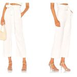 MOTHER The Paperbag Greaser Ankle Pants More Than Words Cream Size 26 White Photo 1