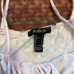 Publik  ANGEL PRINT PINK RUCHED FRONT CAMI TOP Photo 1