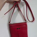 Cole Haan Cole Hann Red Pebbled Leather Crossbody Bag Photo 0