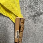 Neon Buddha Tunic Top Women Cowl Neck 3/4 Sleeve Asymmetrical Hem Yellow Size L Size L Photo 7