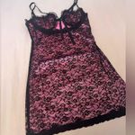 Sugar Thrillz Black and Pink Lace Dress Size M Photo 3