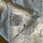 RYEGRASS Women's Embroidered Floral Shorts Cream Zip Closure Cotton‎ 14 Photo 3