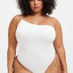 Good American NWT Good Touch White Women 3XL One Shoulder One Piece Bodysuit Photo 0