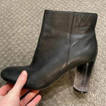 INC  37 International Concepts Black Heeled Ankle Boot Booties Photo 6