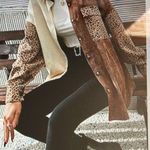 Corduroy rust animal shackle color block NWOT Brown Size XL Photo 0