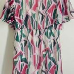 Ba&sh Beryl Rose Silk Faux Wrap Midi Dress size L (10) as seen on Kelly Ripa Photo 1