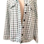 Isaac Mizrahi  True Denim Gingham Jean Jacket Soft Spruce Photo 3