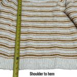 NYDJ  White and Mustard Yellow Whisker Scoop Neck Sweater Women's Size M Photo 11