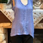 Cloth & Stone Blue Sleeveless Top Photo 0