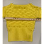 Tanya Taylor Sweater Women Medium Knit Pullover 100% Wool On/Off Shoulder Travel Photo 3