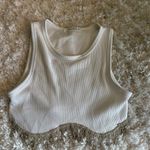 12th Tribe  Crop Top Rhinestone Violet White White M Photo 1