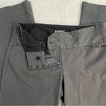 EXPRESS Editor Charcoal Flare Pants Size 6S Low Rise Flat Front Photo 4