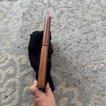 Apt. 9  Wooden Hinge Clutch Black Brown Photo 3