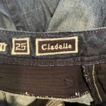 Rock Revival  Moto Distressed Zipper Skinny Jeans Size 25 Photo 7