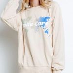 Wildfox Women’s  XS Take Care Sommers Pullover Crew Neck Oversized Sweatshirt Photo 4