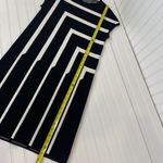 United Colors Of Benetton NWT  Womens Black & WhiteCap Sleeve Sheath Dress Size S Photo 4