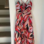 ASTR  The Label Revolve Blythe Open Back Plisse Pleated Midi Dress Photo 4