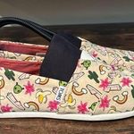 Toms CLASSIC BIRCH MULTI RAINBOW Slip-On Flats Aliens Bananas Cactus Size 8.6 Photo 0