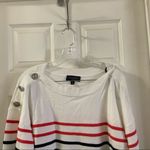 Laundry by Shelli Segal NWT  Striped Dolman Sweater size M Photo 6