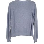 J.Crew NWT  Womens Crew Neck Button Shoulder Pullover Sweater Blue Size Medium Photo 4