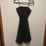 Mori Lee  by Madeline Gardner Chiffon  strapless Dancing Cocktail Dress Size 9/10 Photo 6