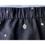 J.Jill  Elastic Stretch Skirt Petite 8 Black Pink Floral Spring Summer Co… Photo 8