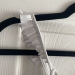 Xhilaration NWT  Juniors' Ribbed Ruffle Shoulder One Piece Swimsuit, White,‎ S Photo 2