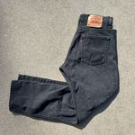 Levi's Ladies 90s Levi’s 555 black guys fit straight leg jeans 13 JR M Vintage Photo 1