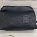 Vintage British Airways First Class Amenities Bag Zipper Black Blue Socks Mask Photo 0